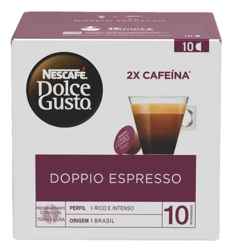Nescafé Dolce Gusto Doppio Espresso 10 Cápsulas