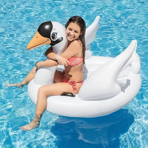 Flotador Intex De Cisne-blanco Para Piscina.