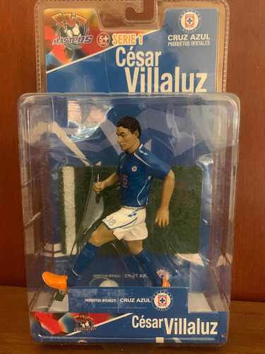 Cruz Azul Cesar Villaluz Fut Master 16 Cms 100% Orig. Y Nvo.