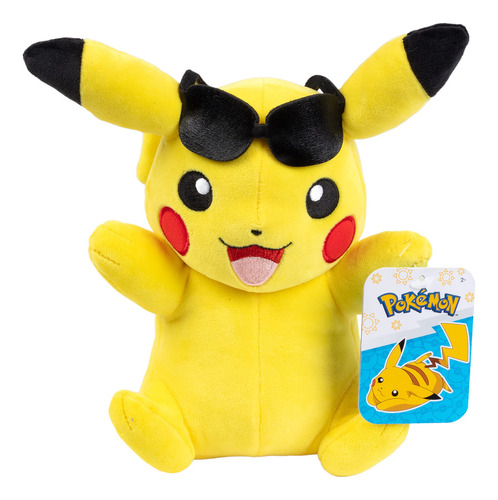 Peluche De Pikachu De 8 Pulgadas Con Lentes De Sol Prod