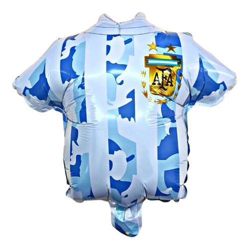 Globo Camiseta Argentina Mundial 18  X 1 Un 
