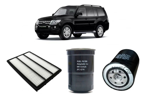 Kit Filtros Mitsubishi Pajero Full 3.2 Turbo Diesel 02 A 09