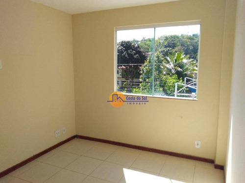 Maravilhoso Apartamento Com 2 Dormitórios À Venda, 72 M² Por R$ 255.000 - Costazul - Rio Das Ostras/rj - Ap0586