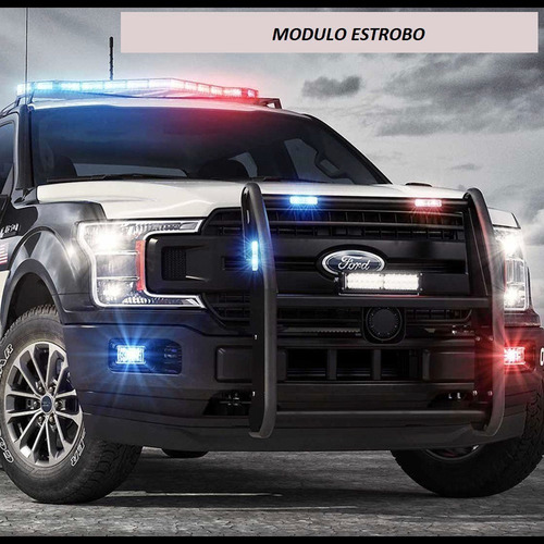 Modulo Estrobo A Control 16 Patrones Barras Led Faros