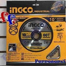 Ff Disco Sierra Cirucular O Ingletadora 10'' 60 Diente Ingco