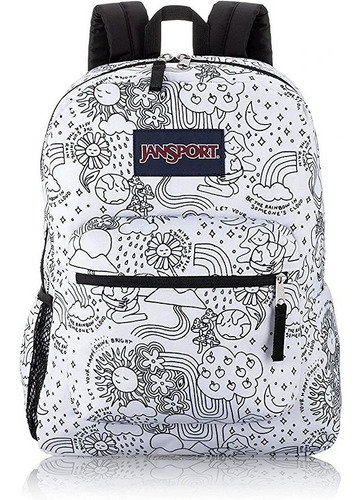 Mochila Jansport Clasica Estampado Con Dibujos