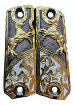 Comprar Cacha Colt 1911 Caballo Colt Rameado Chapeado Y Tornillos