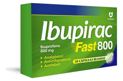 Ibupirac® Fast 800 Mg X 10 Cápsulas Blandas