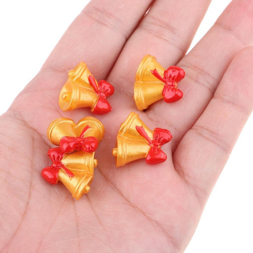 Bake 20 Piezas De En Miniatura, Amarillo, Rojo, Campanas
