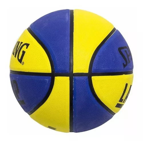 Bola Basquete Spalding Mvp - Borracha - Tam 7 - Amarelo/ Preto