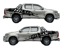 Comprar Vinilo Calco Camioneta Lateral Hilux Ploteo Tuning Fango