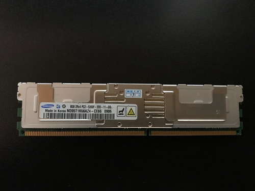 Memória 8gb Ddr2 Para Servidor 2rx4 Pc2 5300f-555-11