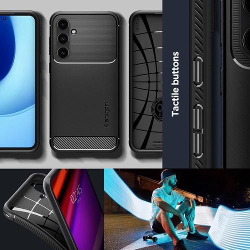 Case 100% Original Spigen Rugged Armor Para Galaxy S23 Fe