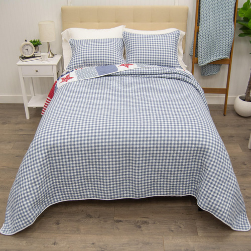 Set De Ropa De Cama Acolchado De Algodón Donna Sharp Stars
