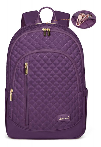 Mochila Para Portátil Lovevook, Impermeable, Púrpura, 40 Cm