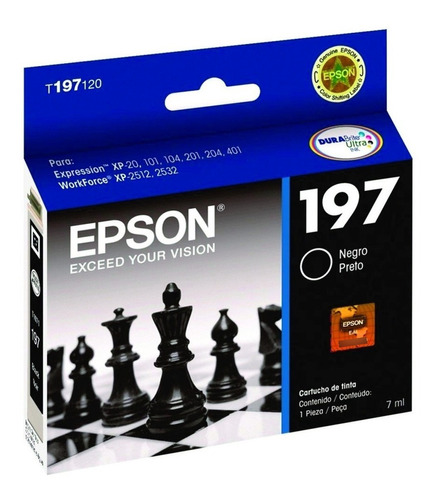 Epson 197 195 196 Xp 20 101 104  201 204 401 Wf 2512 2532