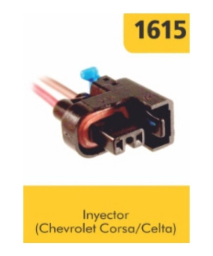 Ficha Oro 2 Vias P/ Inyector Chevrolet Corsa Celta