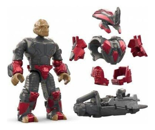 Mega Construx Halo Brute Chieftain Iknovus Serie 17 Cantidad De Piezas 22