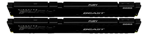 Memoria Ram Ddr5 Kingston Fury Beast 64gb 5200mt/s Expo