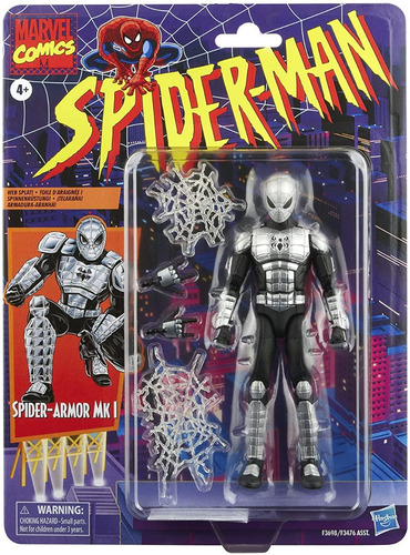 Spider-armor Mk I - Spider Man Marvel Legends Retro