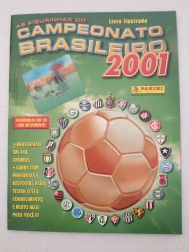 Álbum Campeonato Brasileiro 2001 Vazio Panini