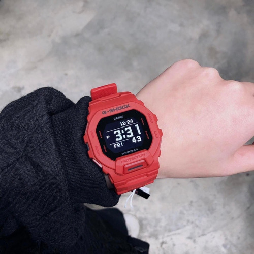 Reloj Casio G-shock Bluetooth® Gbd-200rd-4dr | | Color De La Correa Rojo Color Del Bisel Rojo Color Del Fondo Negro