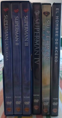 Superman Colección Películas Original En Dvds (Usado)