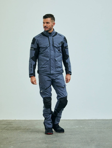 Imagen 7 de 10 de Campera Moto Rs-taichi Kompas Black 4 Estaciones Impermeable