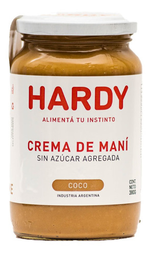 Hardy Crema De Mani Con Coco X 380 Gr