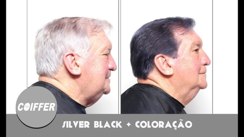 Imagem 4 de 7 de Shampoo Silver Black Para Cabelos Grisalhos