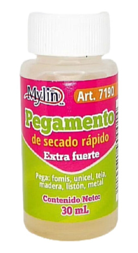 Pegamento Mylin Trasparente 30mm Secado Rápido Bisutería 2pz