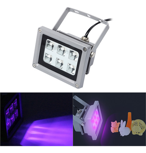 Lámpara De Curado Uv De 405 Nm, Salida Con Luces Led Uv De 6