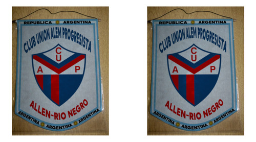 Banderin Chico 13cm Union Alem Progresista Rio Negro