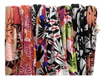 Comprar Tela Fibrana Poplin Estampada X Metro Ideal Blusas, Vestidos