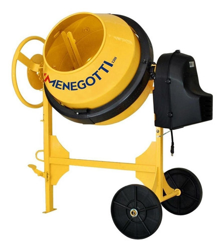 Motor monofásico Betoneira Menegotti Prime de 120 litros, 1/2 cv, 4 p, 220 V