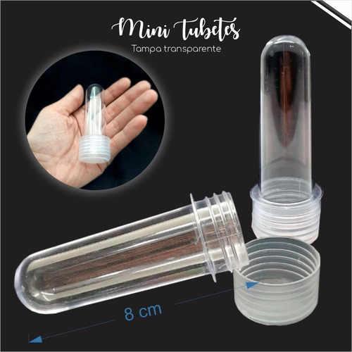 Imagem 1 de 1 de 100 Tubetinho 8cm Atacado - Festa - Mini Tubets Tubete