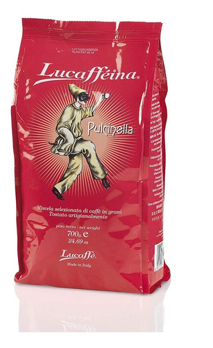 Café Grano Entero Lucaffe Pulcinella 700g.  Envío Gratis