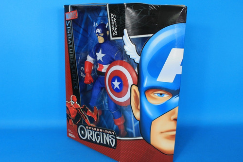 Captain America Spiderman Origins Signature Series Hasbro (Usado)
