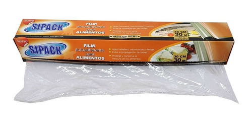 Film Autoadherente Para Alimentos Rollo 30cm X 30mts Cocina