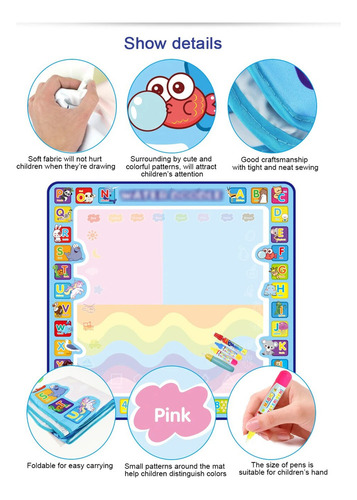 Js Tapete De Pintura Para Dibujar En Agua Para Bebés Y Niños