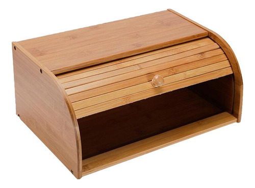 Z Recipiente De Madera Tradicional Para Guardar Pan, Caja