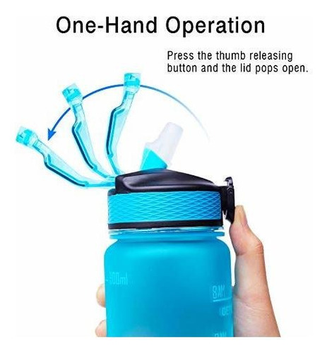 Botella De Agua Potable A Prueba De Fugas De 32oz Bpa C...