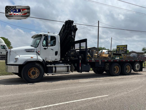 Camión Freightliner 114sd Con Grúa Hiab 322e-4 Hipro