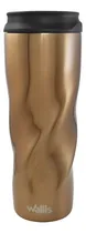 Comprar Termo Acero Válvula Antiderrames 470ml Cobre Wallis Color Cobre Metalico