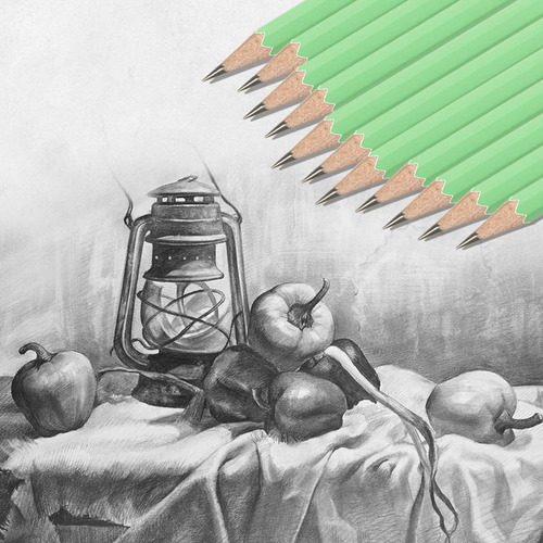 Lápices De Dibujo Y Bosquejo Profesionales | Set De 14...