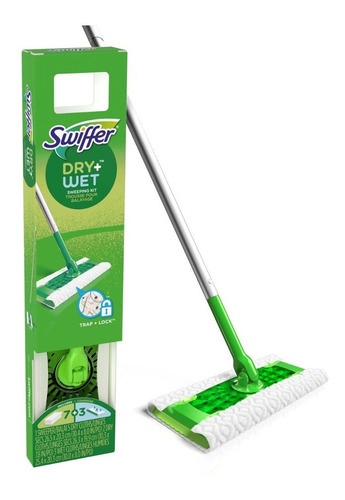 Kit Mopa Trapeador Starter Swiffer + 10 Recargas