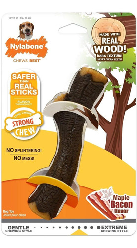 Nylabone Real Wood Stick Strong Dog Stick Chew Toy