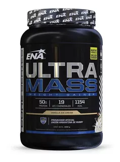 Ultra Mass ENA Sport 1,5 Kg Ganador De Peso Masa Muscular Sabor Vainilla