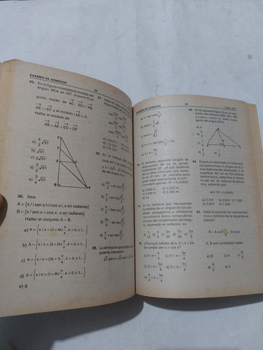 Libro De Examenes De Admision Uni 85 Al 98 (Usado)