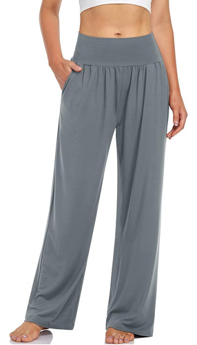 Pantalones Ueu De Yoga Para Mujer Color Gris